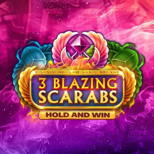 3 Blazing Scarabs Hold and Win